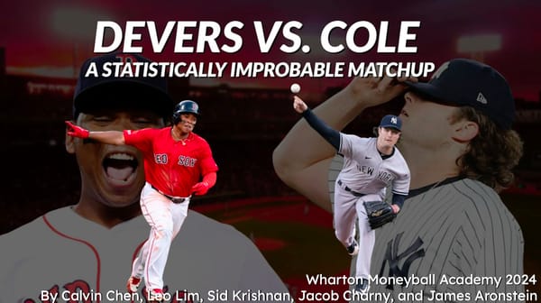 Devers vs. Cole: A Statistically Improbable Matchup